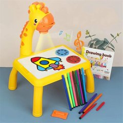 Новое поступление Детский стол для рисования со светодиодной подсветкой Project Painting Желтый