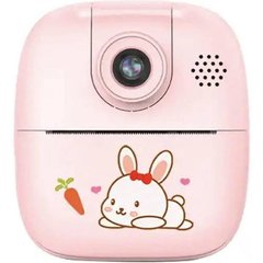 Фотоаппарат моментальной печати детский Print Camera Розовый 14084 фото