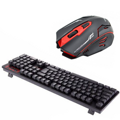 Комплект бездротової клавіатури з мишею Pro Gaming HK-6500 Чорний 9128 фото