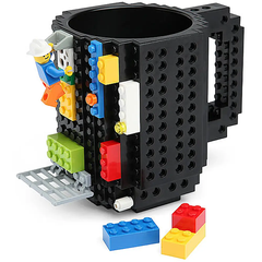 Кружка - конструктор LEGO 350 мл Черная