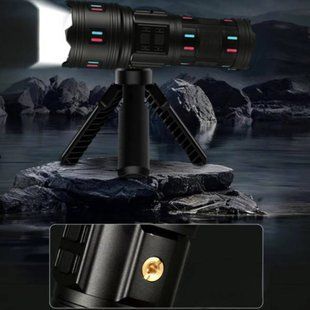 Фонарь ручной аккумуляторный + 5 светофильтров NIGHT VISION FLUORESCENCE AK178-1-WHITE Черный 31731 фото