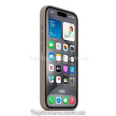 Чохол для смартфона Silicone Full Case AAA MagSafe IC для iPhone 15 Pro Clay 18884 фото