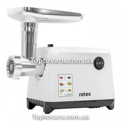 М'ясорубка електрична ROTEX RMG200-W 2000 Вт Біла 8031 фото