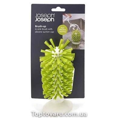 Щітка для миття склянок з присоскою Joseph Joseph зелена 2939 фото