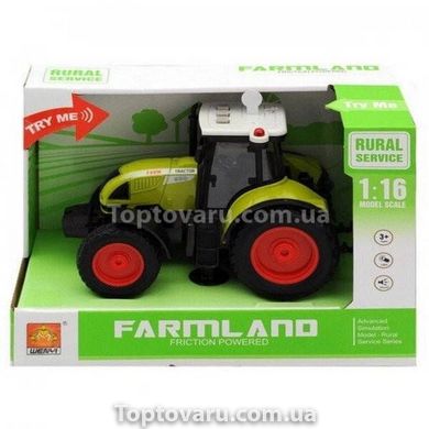 Іграшка Трактор зі звуковими та світловими ефектами Farmland Зелений 15304 фото