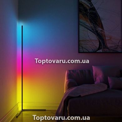 Підлоговий кутовий RGB Led торшер з режимами 140 см 6789 фото