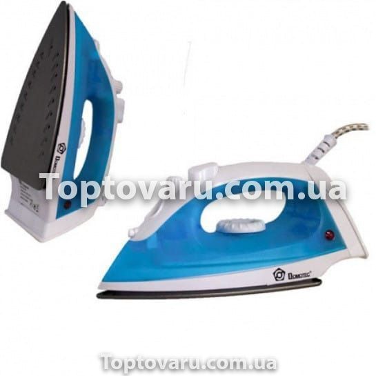 Парова праска Domotec Ms-2208 Блакитний 5808 фото