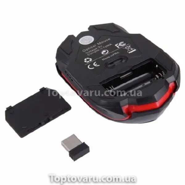 Комплект бездротової клавіатури з мишею Pro Gaming HK-6500 Чорний 9128 фото