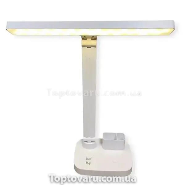 Настольная сенсорная аккумуляторная LED-лампа 1963 48LED, 5W, белая 10385 фото