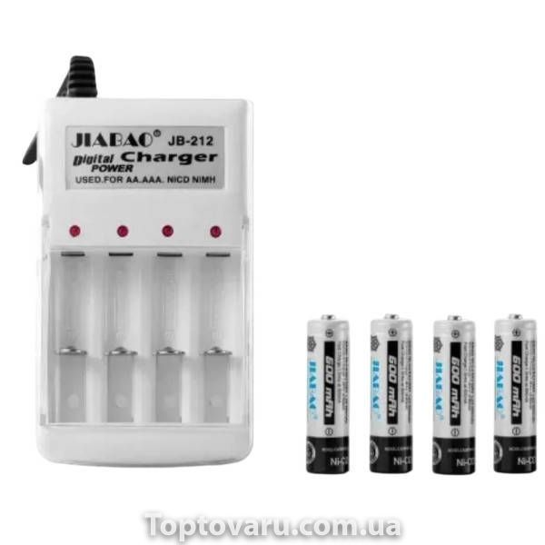 Зарядное устройство с АА аккумуляторами Jiabao Digital Charger JB-212 38768 фото