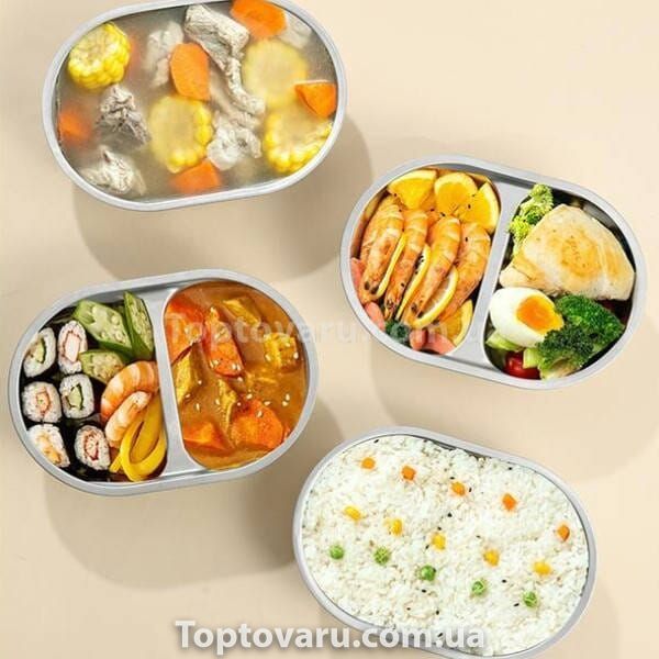 Ланч бокс с подогревом Electric lunch box LY-800 Белый 25961 фото