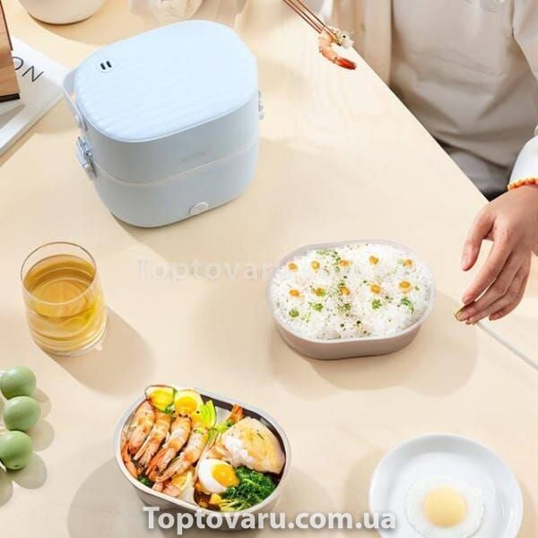 Ланч бокс с подогревом Electric lunch box LY-800 Белый 25961 фото