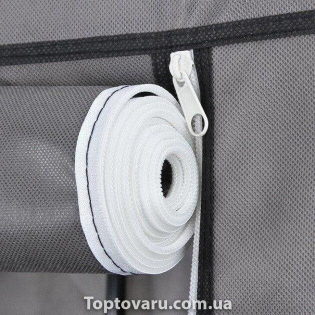 Складний тканинний шафа Storage Wardrobe 88130 Сірий 3983 фото