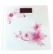 Весы напольные Domotec YZ-1604 розовый цветок 1668 фото 1