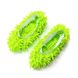 Тапочки-швабра із мікрофібри 2 шт для миття підлоги Зелені 11550 фото 1