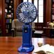 Вентилятор ручной аккумуляторный с экраном 18см N1566 Синий 26047 фото 2