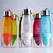 Спортивна пляшка-соковижималка H2O Water bottle (в асортименті) 4630 фото 1