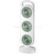 Вентилятор тройной аккумуляторный Three head fan LY-856 Белый 26067 фото 2
