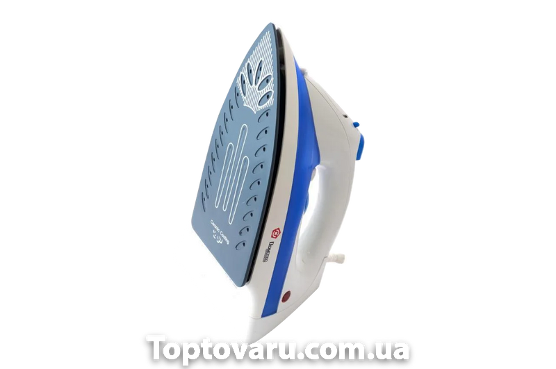 Утюг с керамической подошвой Domotec DT-1128 голубой 3078 фото
