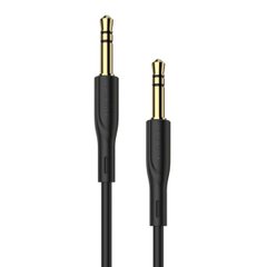 Аудiо-кабель BOROFONE BL1 Audiolink audio AUX cable, 1m Black BL1B1-00001 фото