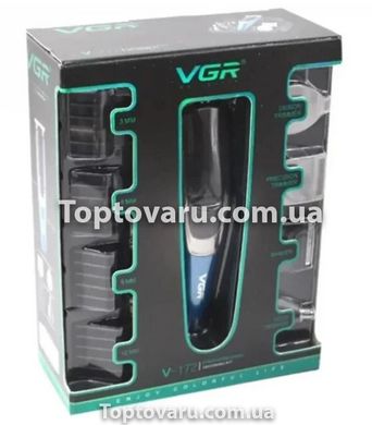 Машинка для стрижки волос VGR V 172 Черная 4544 фото