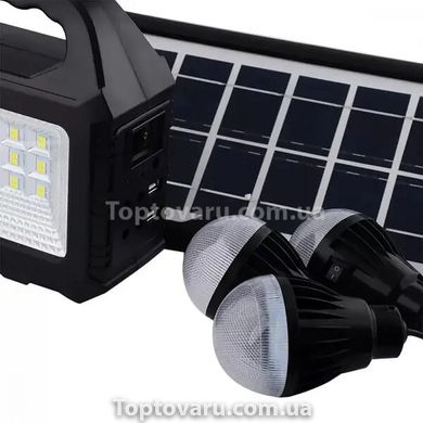 Система автономного освещения и зарядки GD-101 (солн панель+ фонарь+ 3 лампы) 9206 фото