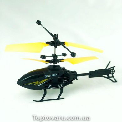 Вертолет LH - 1804 (96) сенсорное управление, LED-подсветка + пульт Желтый 1987 фото