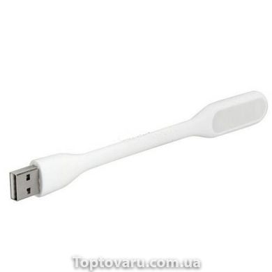 Портативний гнучкий LED USB світильник white 288 фото
