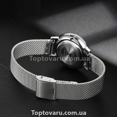 Жіночий подарунковий набір (годинник, браслет, ланцюжок з кулоном) Baosaili BOX IBSO Silver 14823 фото