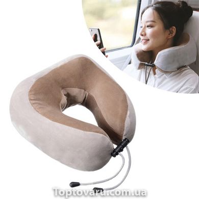 Массажная подушка Gelius Smart Pillow Massager ZX-1902 Бежевая 1680 фото