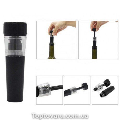 Пневматичний штопор Vino Pop для пляшок Wine Opener 2312 фото