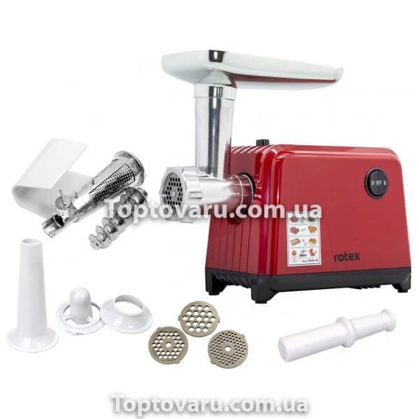 Мясорубка электрическая ROTEX RMG201-T 2000 Вт Красная 8032 фото