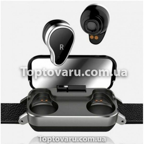 Фитнес-браслет с беспроводными наушниками Smart TWS T89 Черный 6269 фото