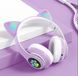 Беспроводные Bluetooth наушники с кошачьими ушками STN-28 Фиолетовые 11765 фото 2