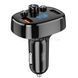 FM-модулятор + автомобільний зарядний пристрій XO BCC03 car charger 18W Bluetooth + QC3.0 Quick Charger Чорне 32036 фото 4