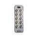 Подовжувач мережевий фільтр 5м 10&times;220В+4&times;USB+1&times;Type-C D10L Білий 34536 фото 3