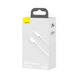 Кабель Baseus Simple Wisdom Data Cable Kit USB to iP PD 20W (2PCS/Set）1.5m White TZCATLZJ-02-00001 фото 8