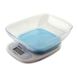 Ваги кухонні електронні Domotec ACS 125 (до 7 кг) зі знімною чашею Блакитні 6321 фото 1