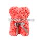 Мишка з 3D троянд Zupo Crafts 25 см пудровим 3746 фото 1