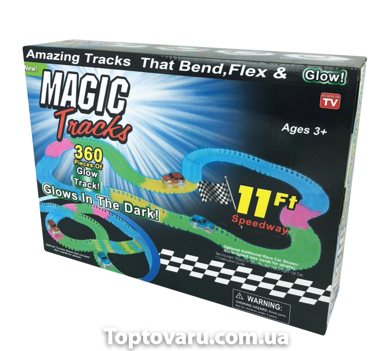 Гоночный Трек Magic Tracks 360 деталей glow track 1507 фото