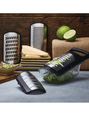 Набір 4 терок Soft Touch Container Grater Set 9955 фото