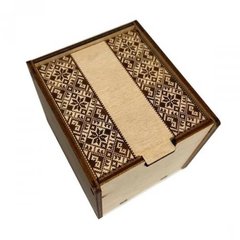 Коробочка для наручных часов деревянная с вышивкой 14910 фото