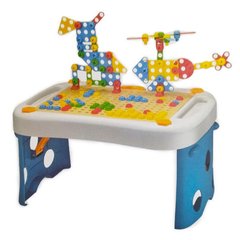 Детский стол из конструктора с мозаикой 261 деталь