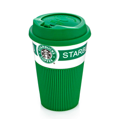 Керамическая термочашка Starbucks Зеленая 4497 фото