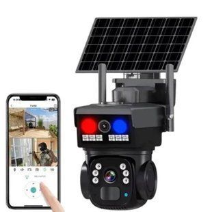 Камера відеоспостереження із сонячною панеллю lens camera AND 010DB-WIFI Чорна 37483 фото