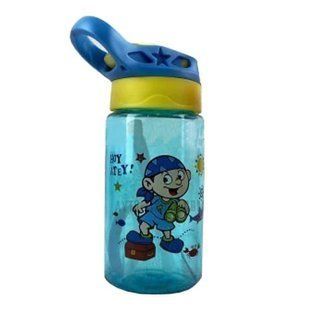 Детская бутылка для кормления Baby bottle LB-400 400 мл Голубая 7387 фото