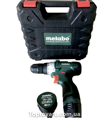Аккумуляторный шуруповерт Metabo PowerMaxx BS Quick Basic 12В 2.0 Ач 6638 фото