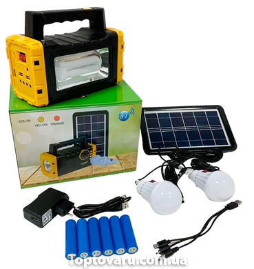 Портативна сонячна автономна система Solar Light RT-907 (Панель+Ліхтар+Лампи) 9081 фото