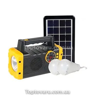 Портативна сонячна автономна система Solar Light RT-907 (Панель+Ліхтар+Лампи) 9081 фото