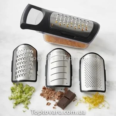 Набор 4 терок Soft Touch Container Grater Set 9955 фото